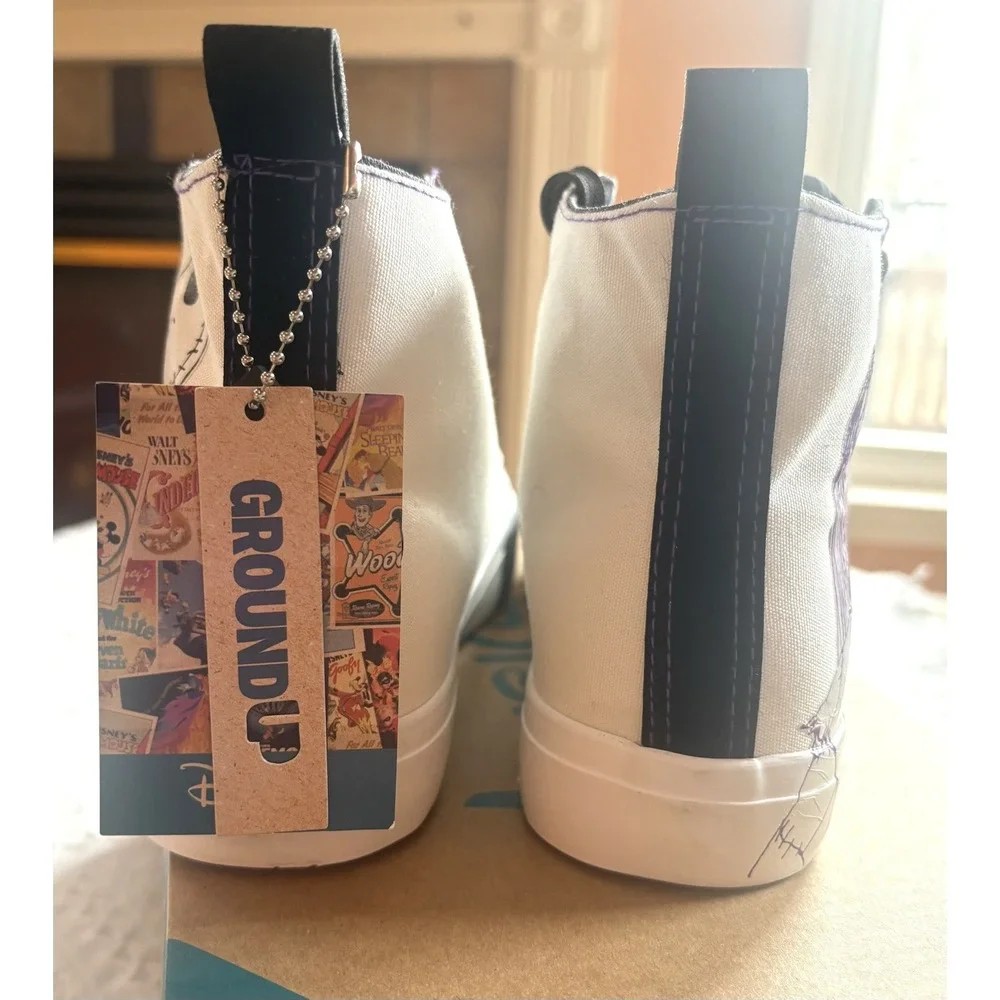 Ground Up The Nightmare Before Christmas Jack And Sally High top Shoe Size 7